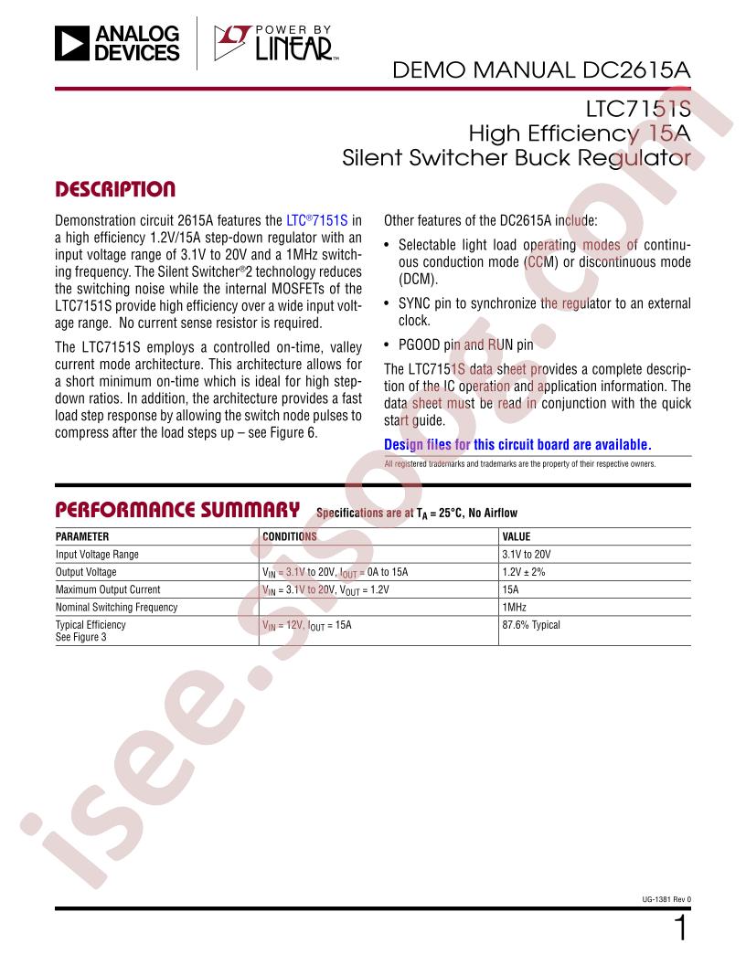 DC2615A Demo Manual
