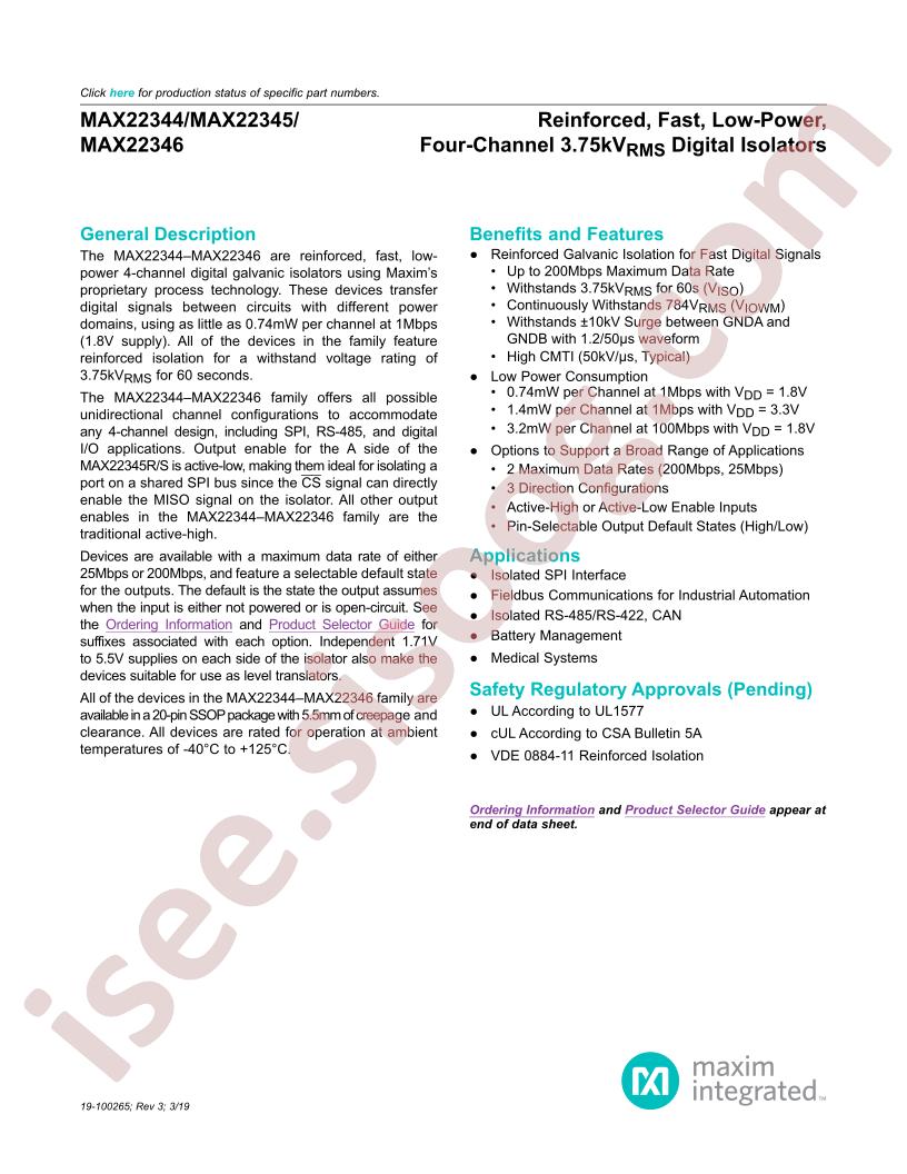 MAX22344-46 Datasheet*
