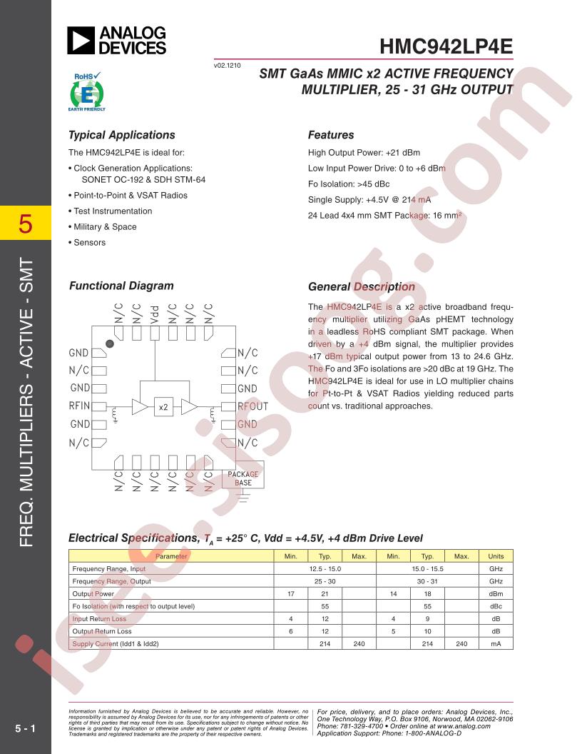 HMC942LP4E