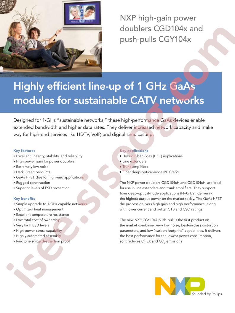 CGD104x Brochure