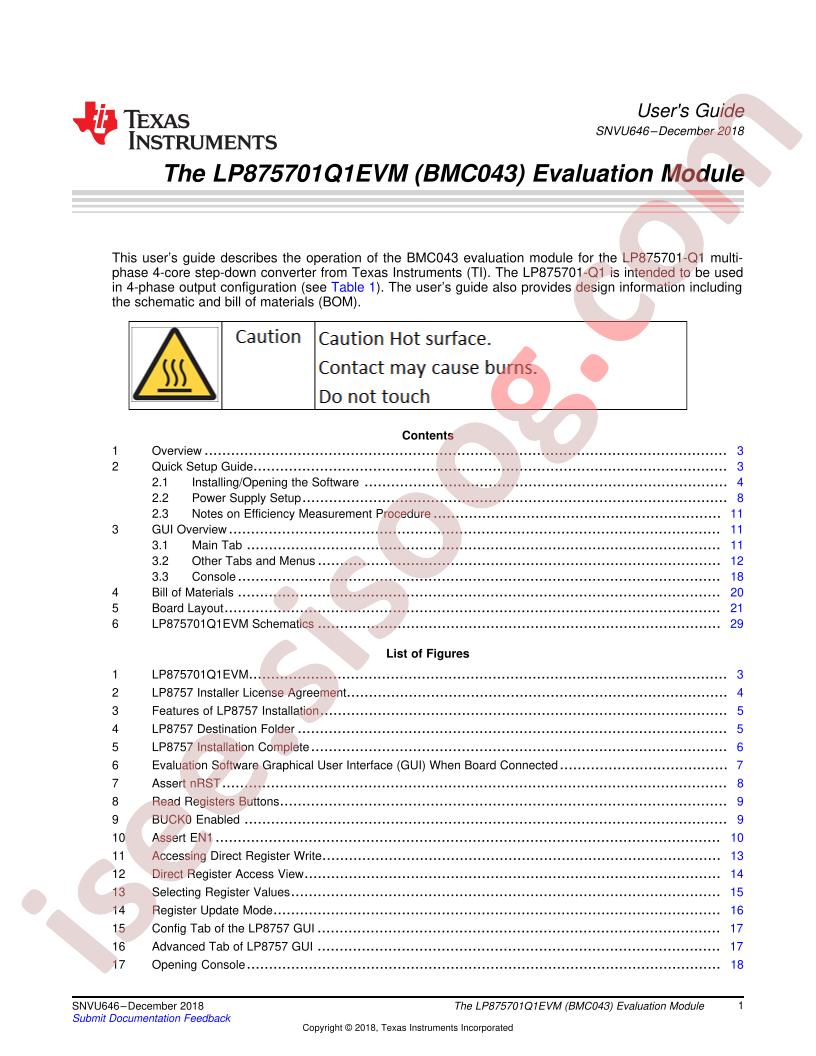 LP875701Q1EVM User Guide