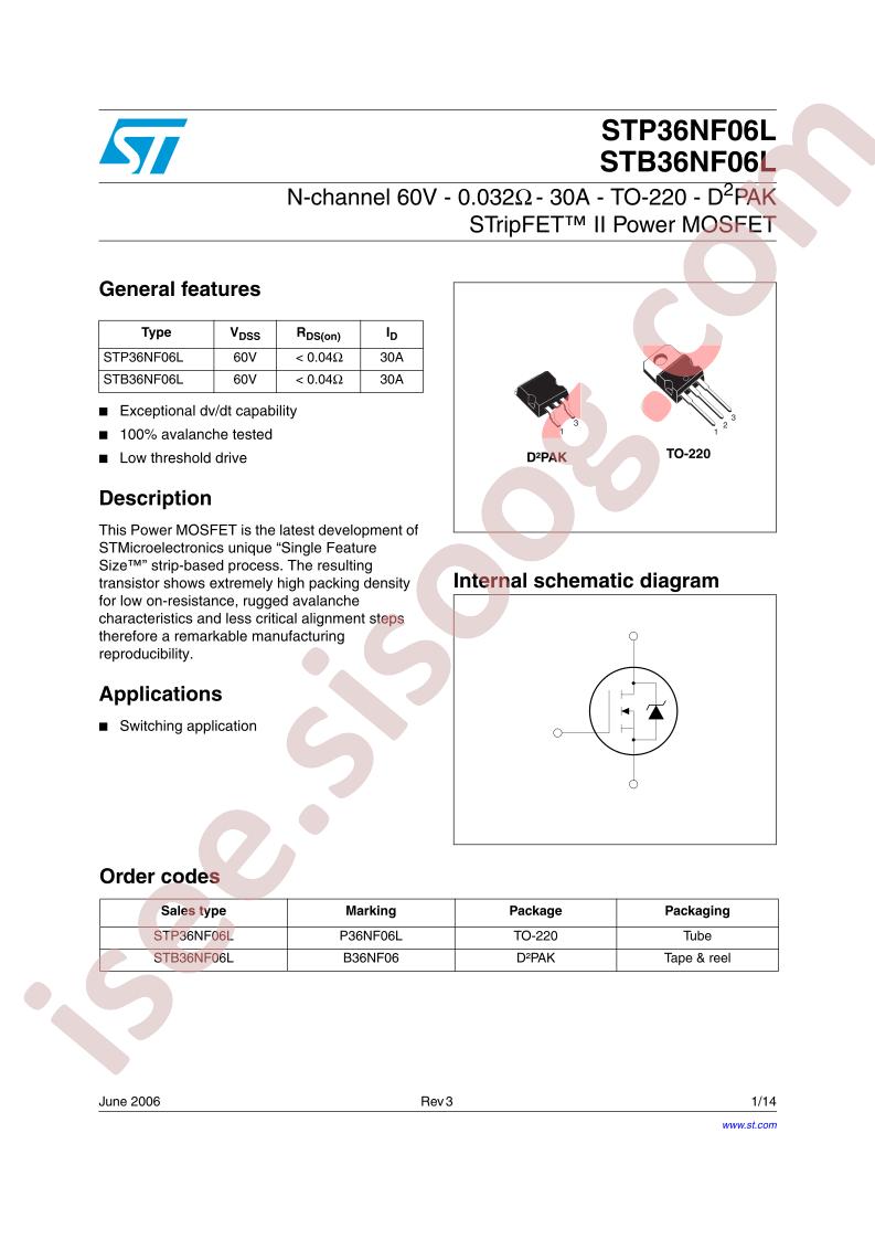 ST(B,P)36NF06L