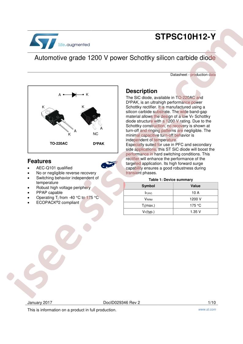 STPSC10H12-Y