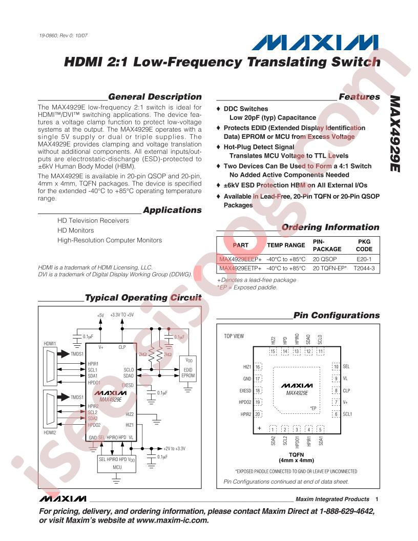 MAX4929E