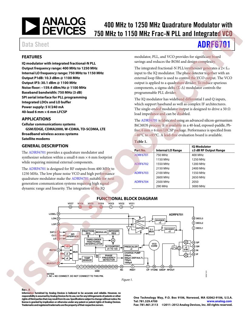 ADRF6701