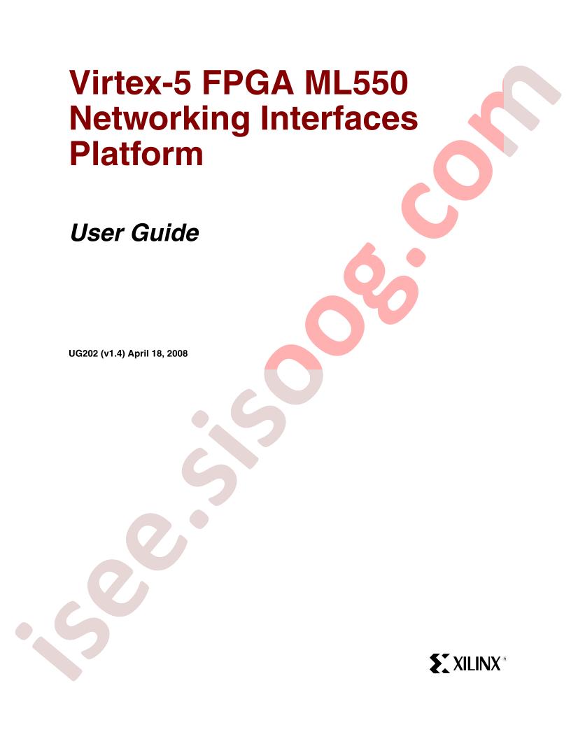 ML550 Networking Interfaces User Guide