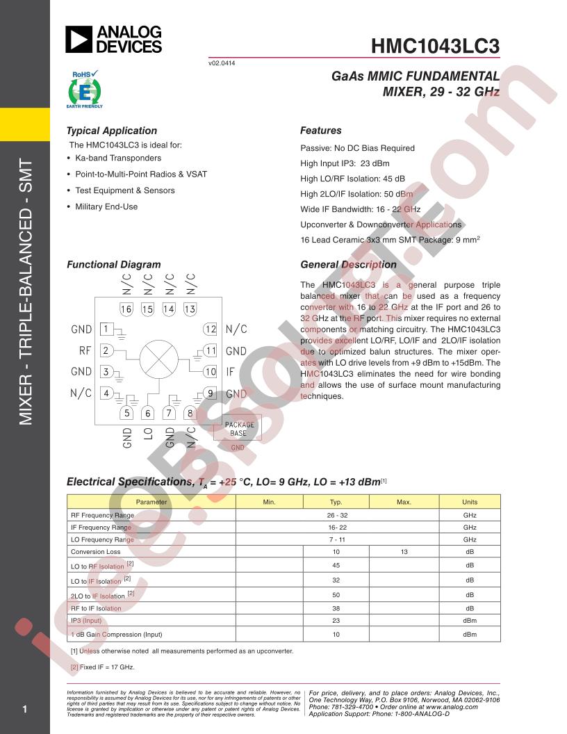 HMC1043LC3