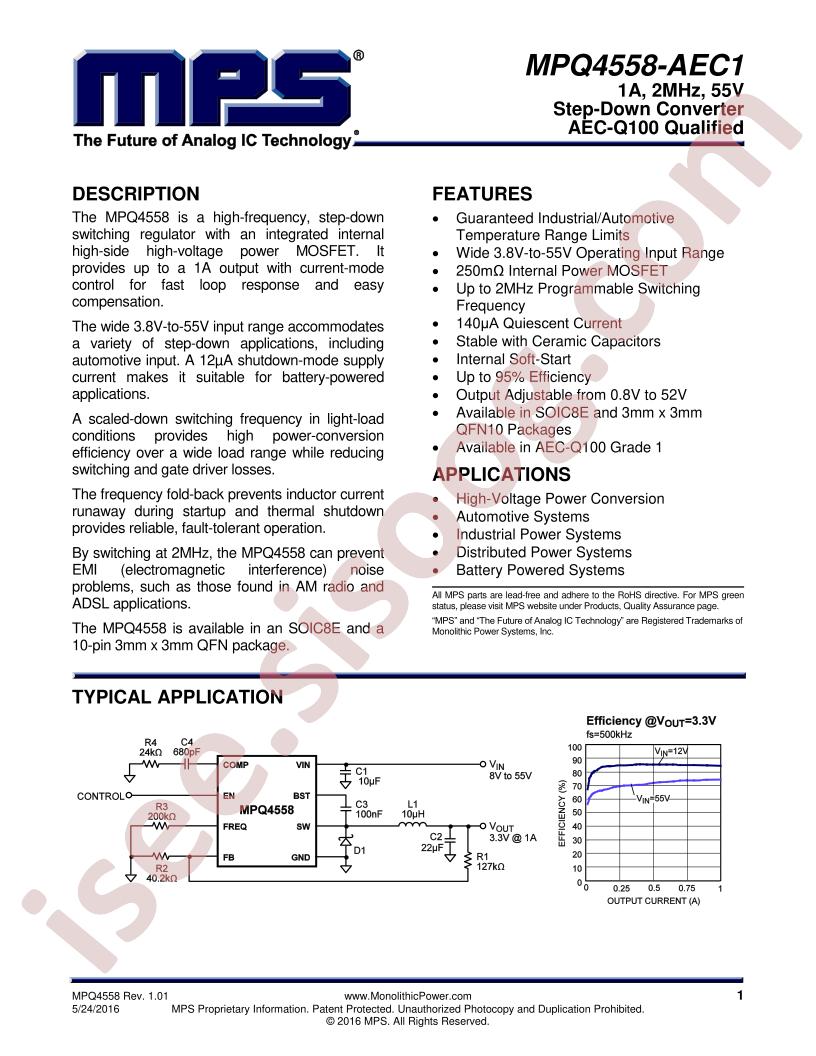 MPQ4558 Datasheet