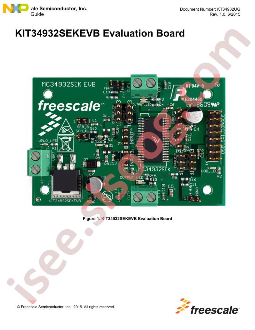 KIT34932SEKEVB User Guide