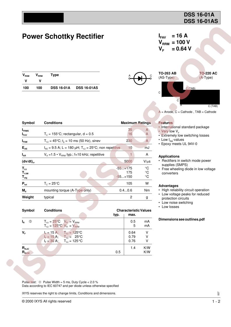 DSS16-01A/AS