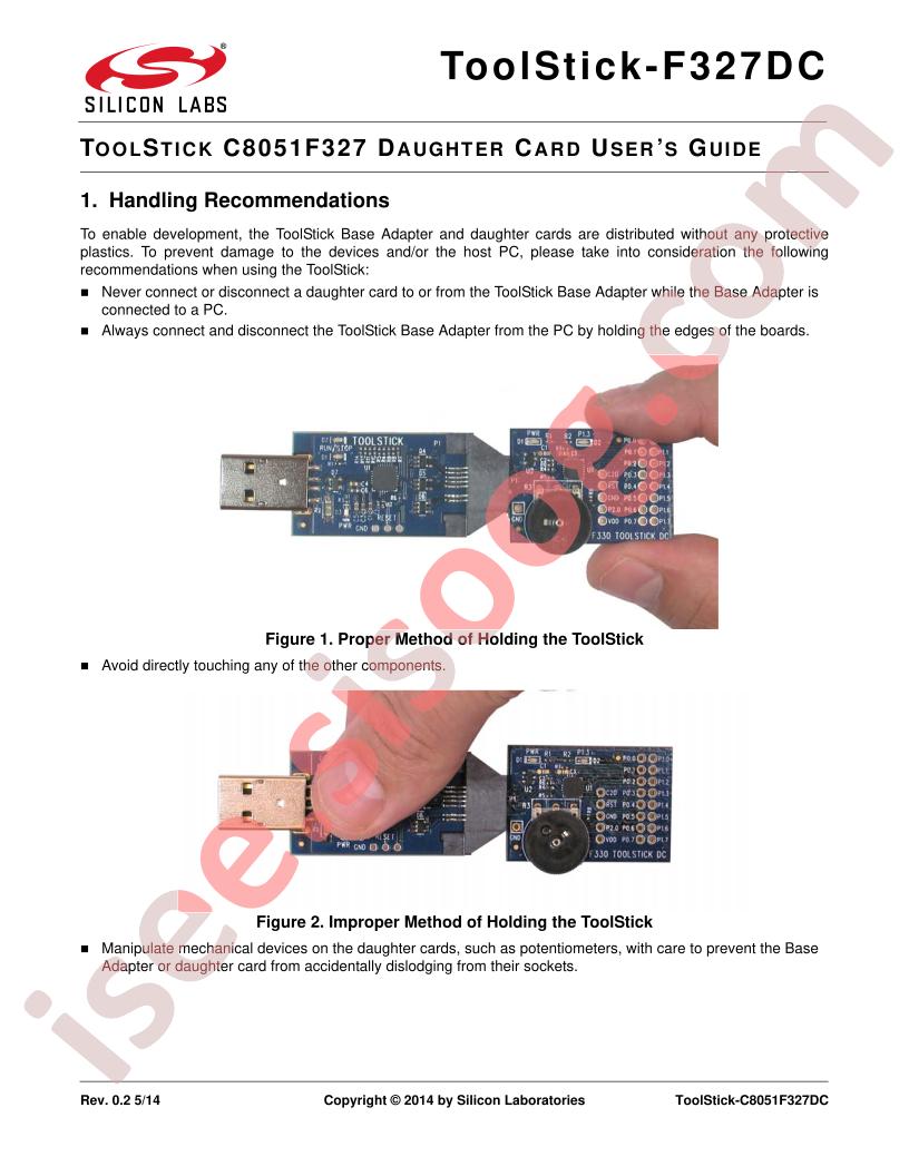 ToolStick-F327DC Guide