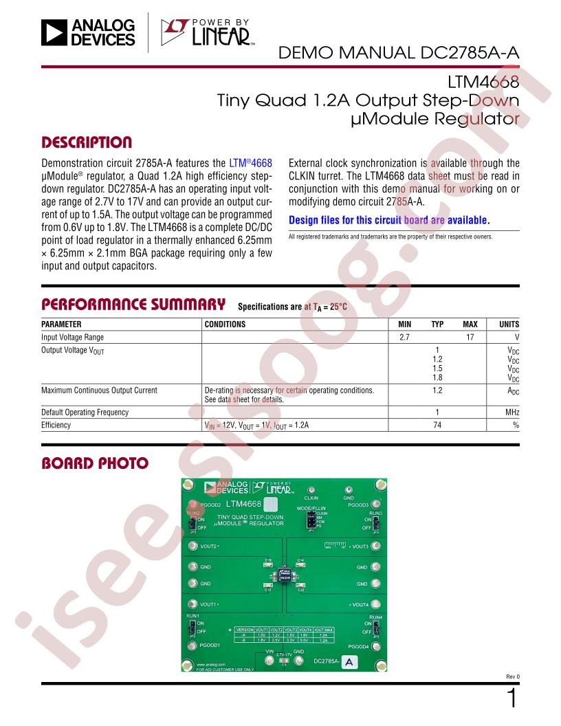 DC2785A-A Demo Manual