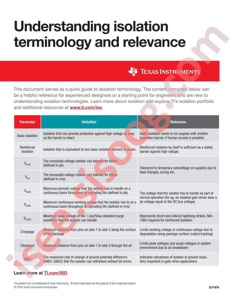 Understanding Isolation Terminology