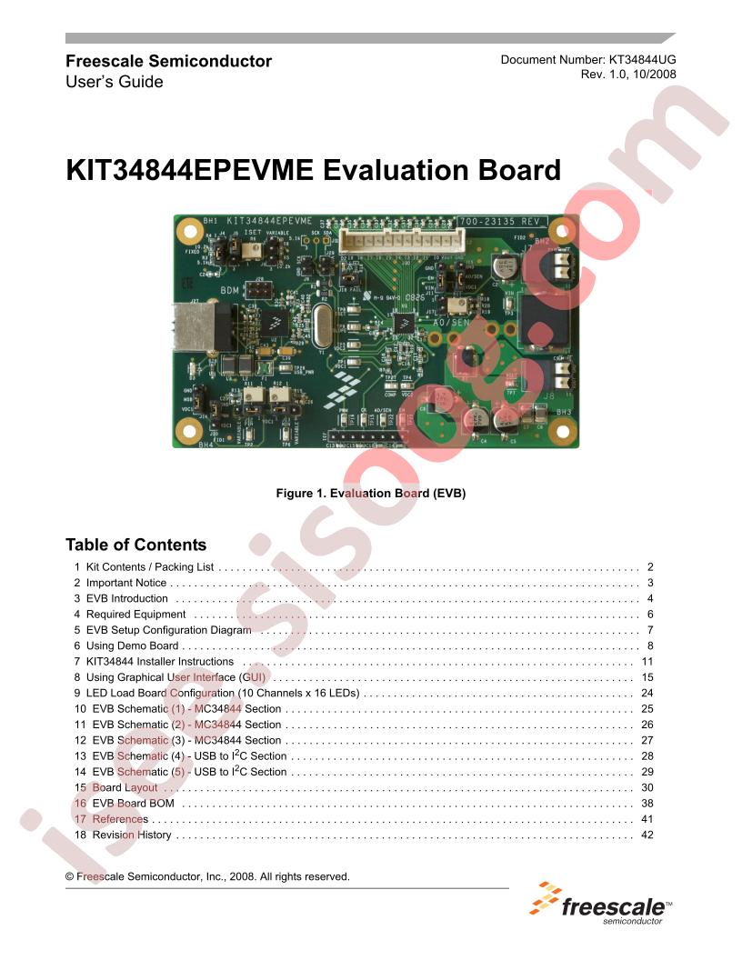 KIT34844EPEVME Eval Board Guide