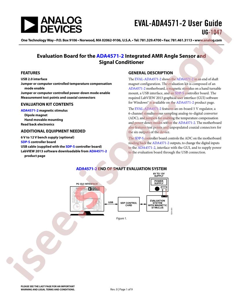 EVAL-ADA4571-2 Guide