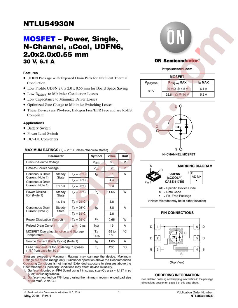 NTLUS4930N