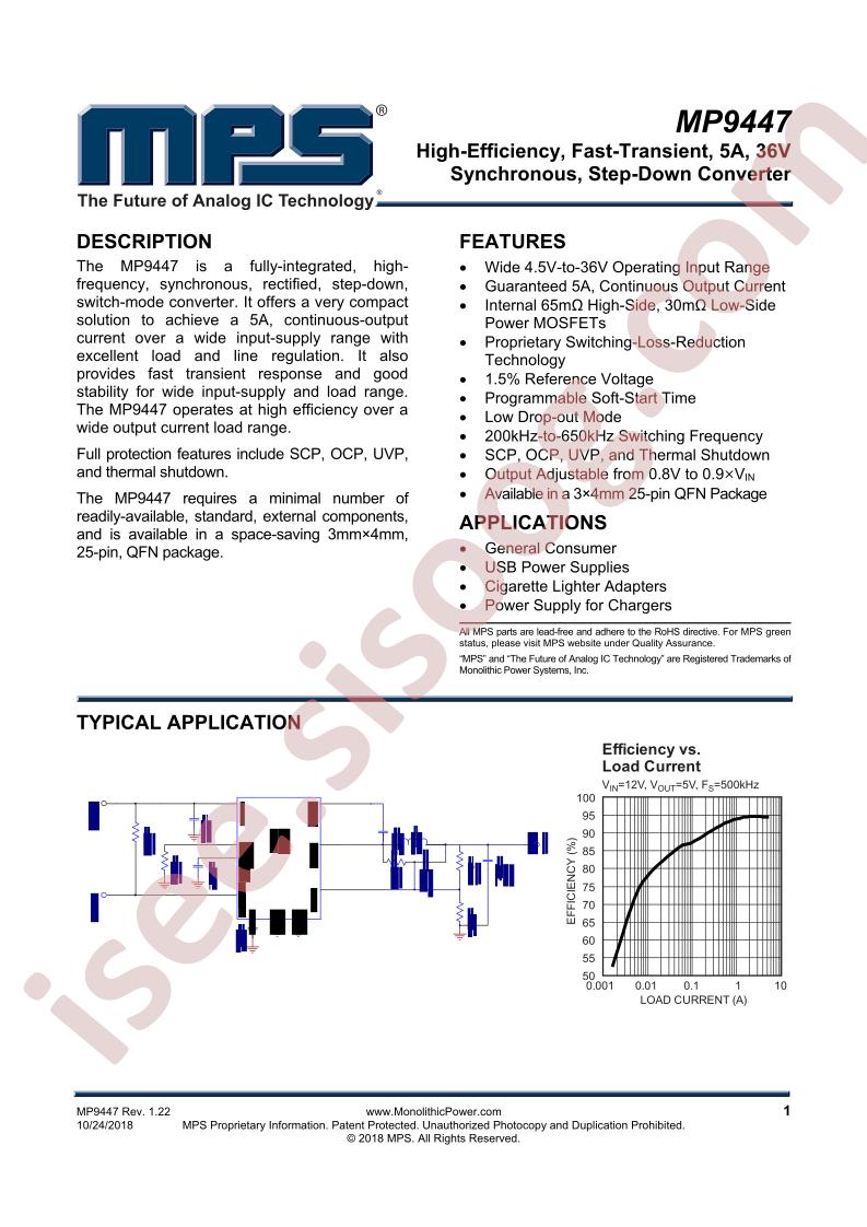 MP9447 Datasheet