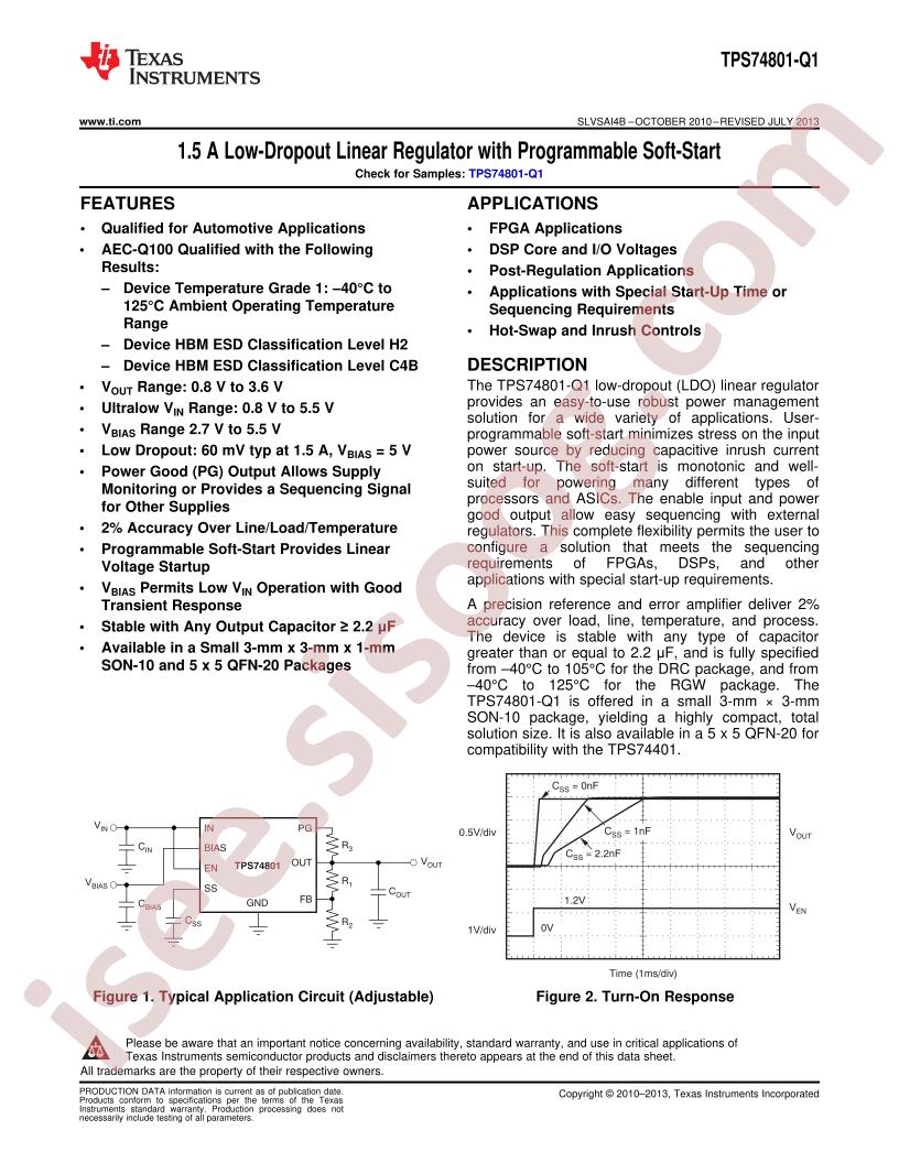 TPS74801-Q1