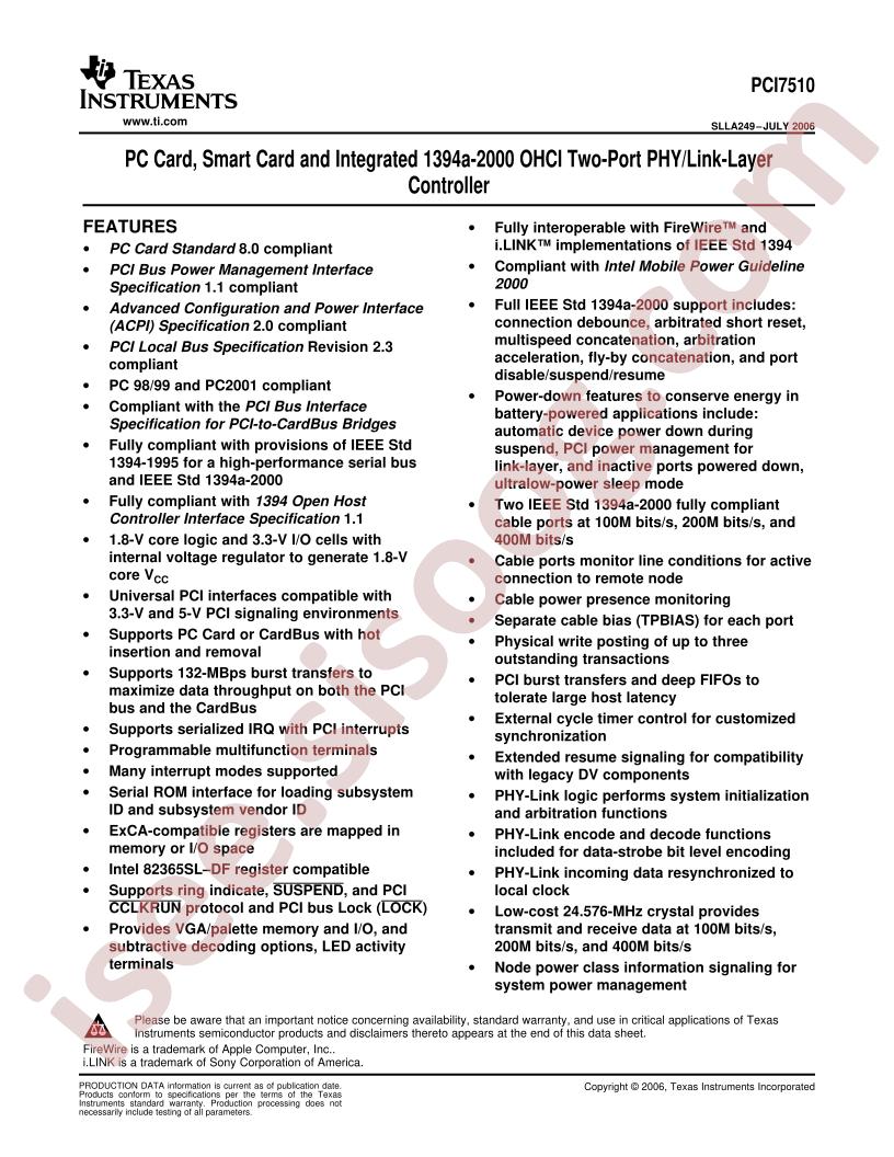 PCI7510