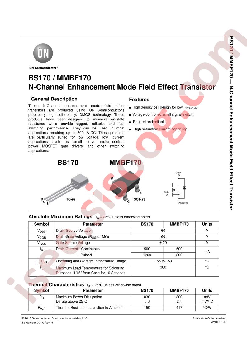 BS170, MMBF170