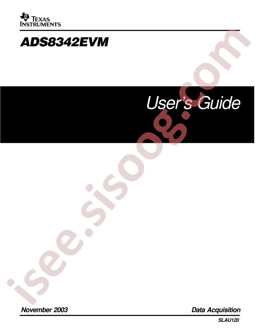 ADS8342 EVM