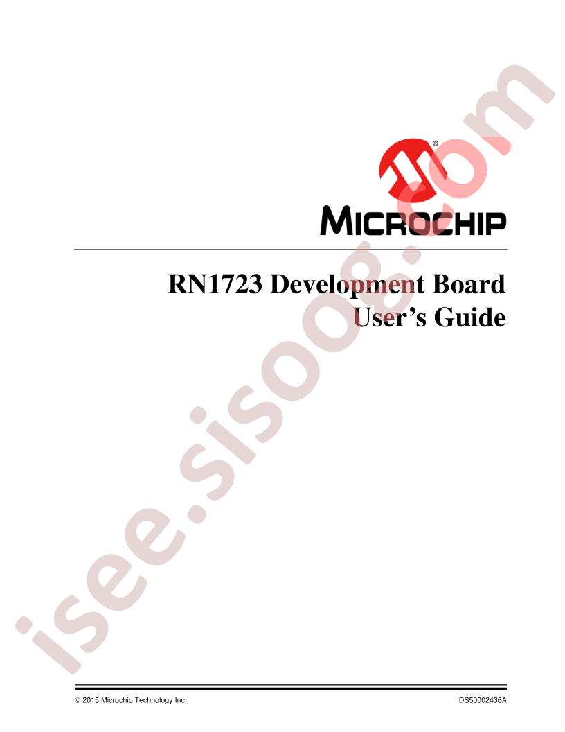RN1723 Dev Board Guide
