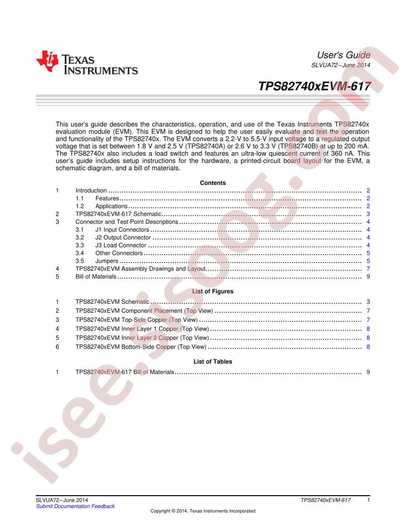 TPS82740(A,B)EVM-617 User Guide