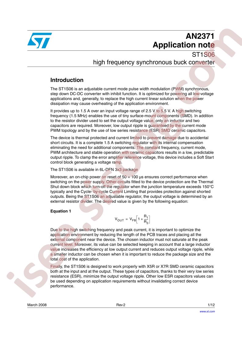STEVAL-ISA043V1 App Note