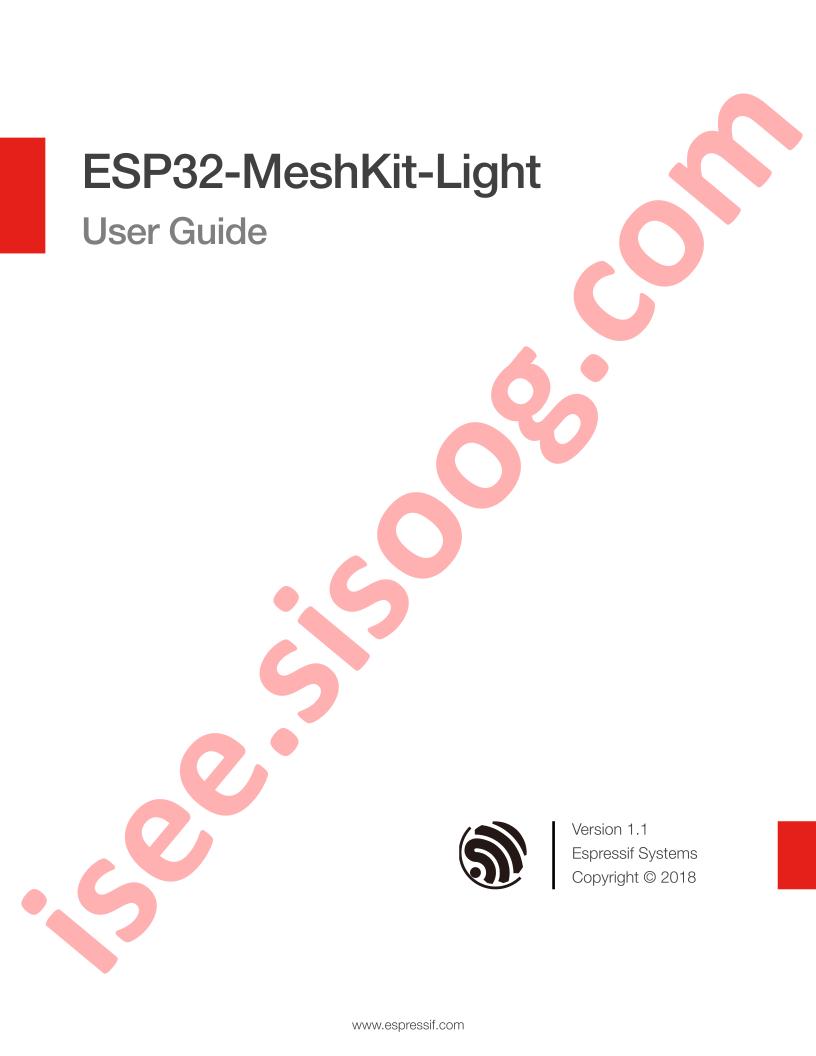 ESP32-MeshKit-Light Guide