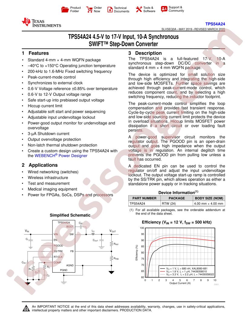 TPS54A24 Datasheet