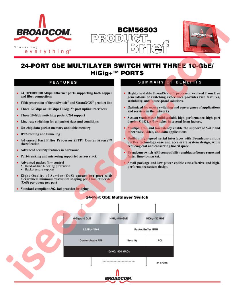 BCM56503 Brief