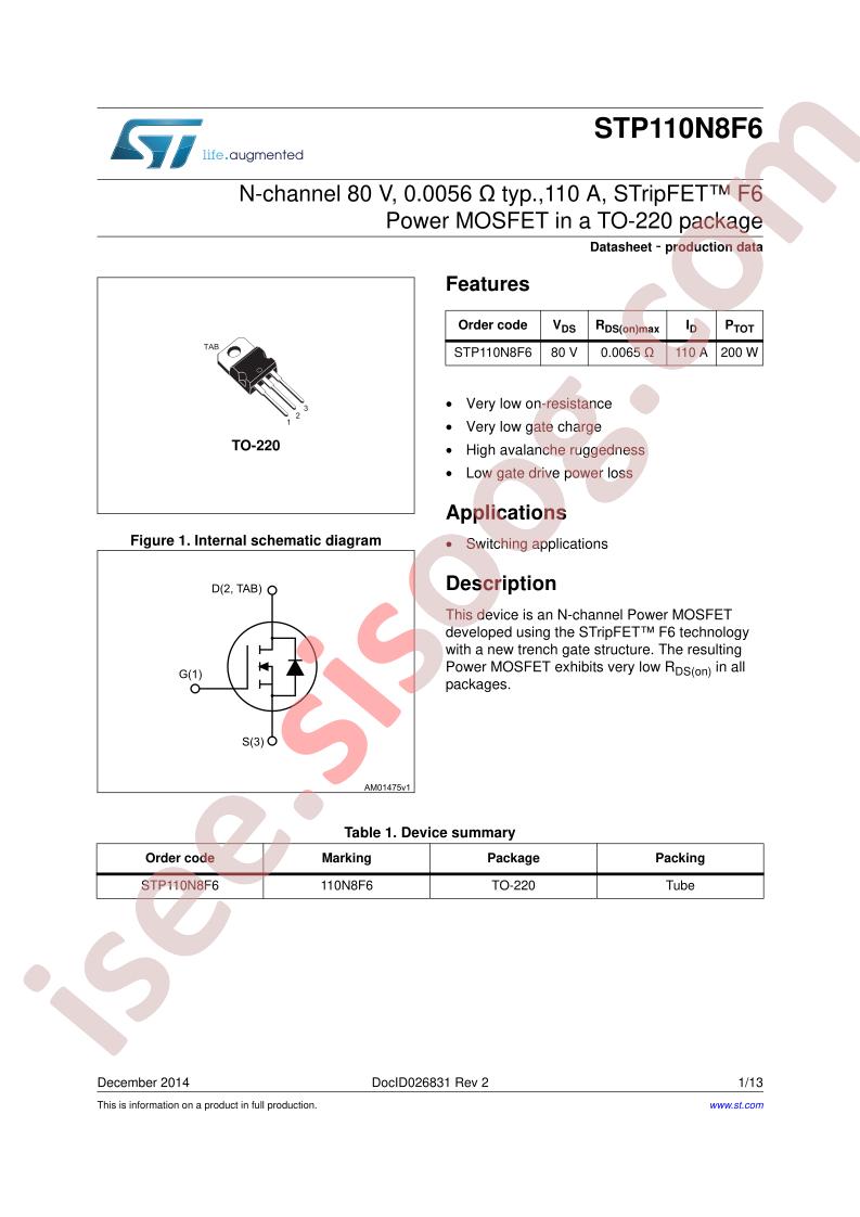 STP110N8F6