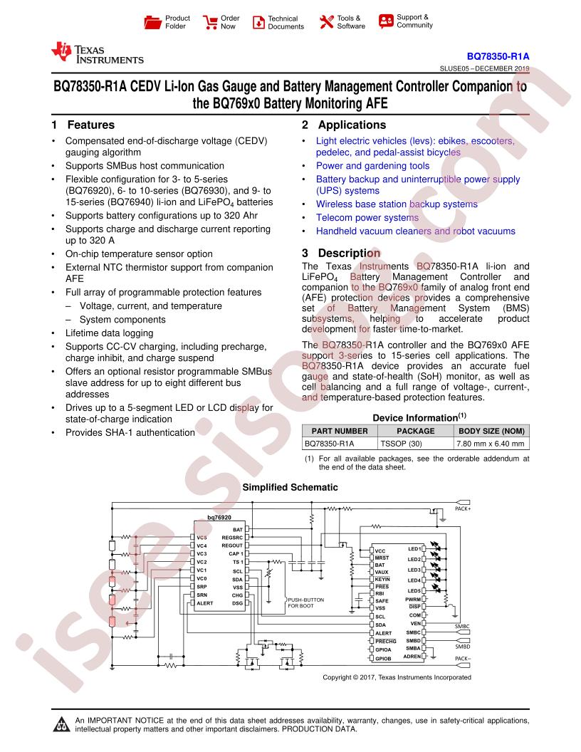 BQ78350-R1A