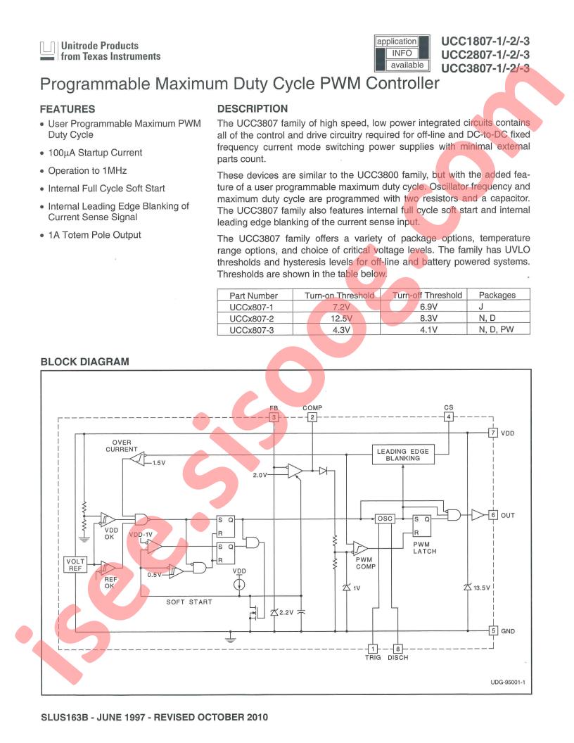 UCCx807-(1,2,3)