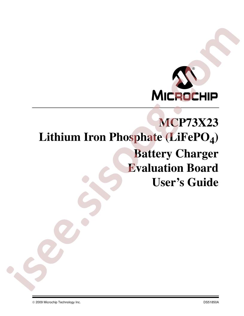 MCP73X23 Eval Board Guide