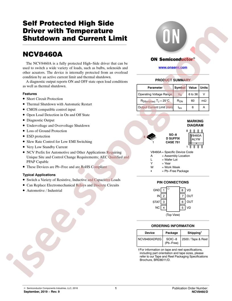 NCV8460A