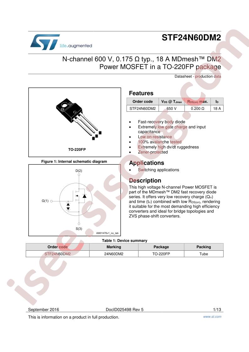 STF24N60DM2