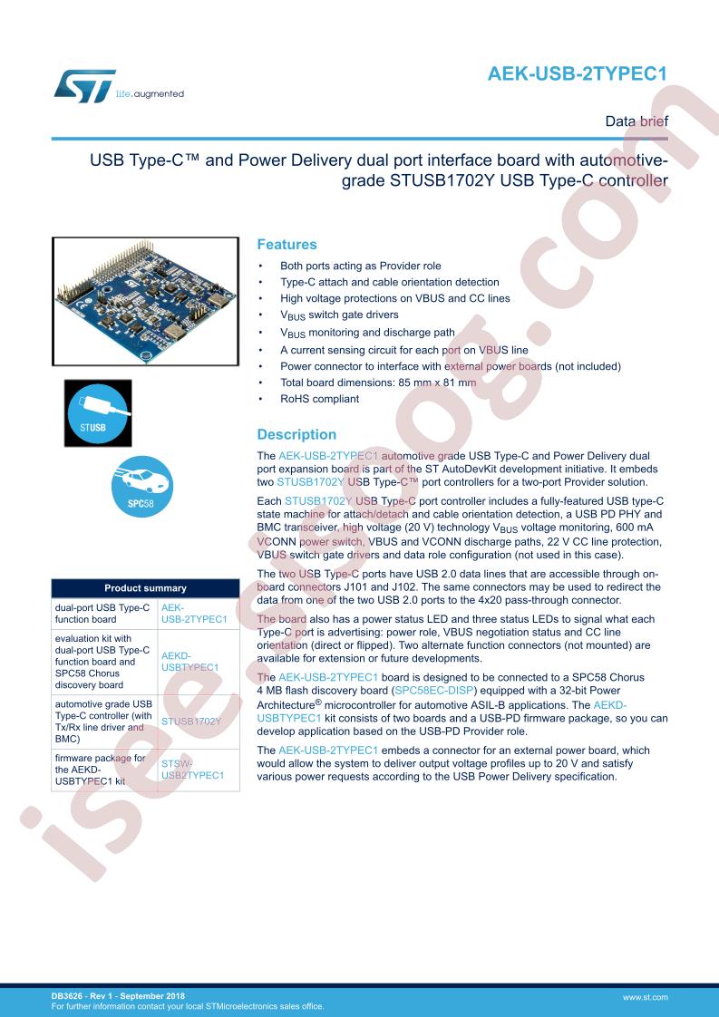 AEK-USB-2TYPEC1 Brief