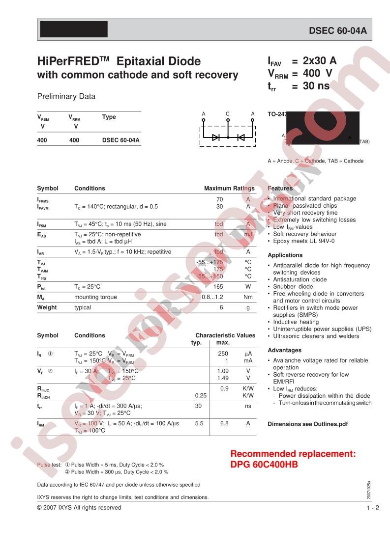 DSEC60-04A