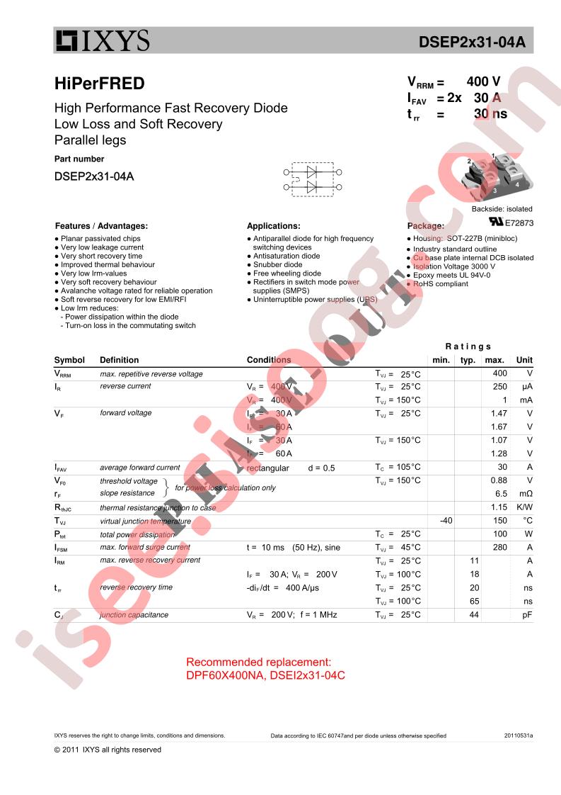 DSEP2X31-04A