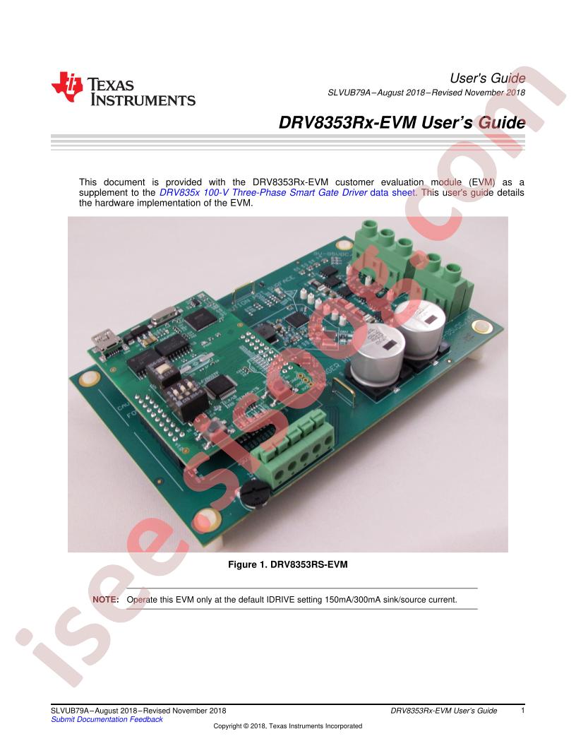 DRV8353RxH-EVM User Guide