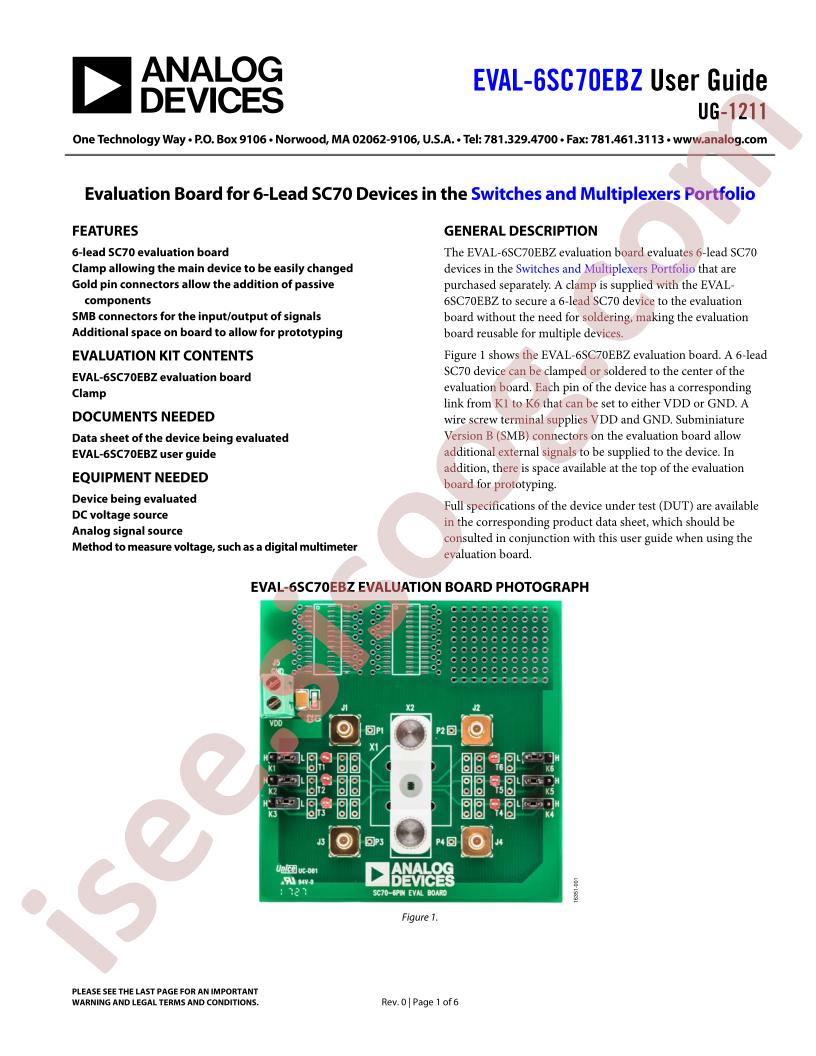 EVAL-6SC70EBZ Guide