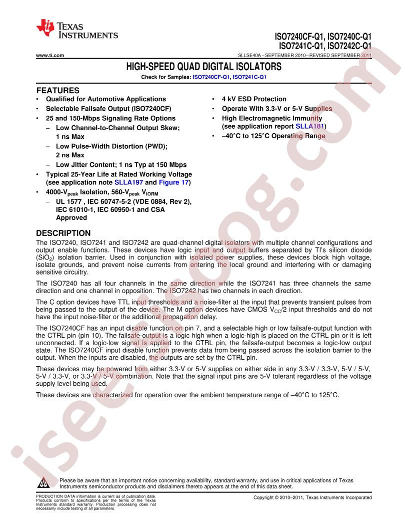 ISO7240-42C-Q1