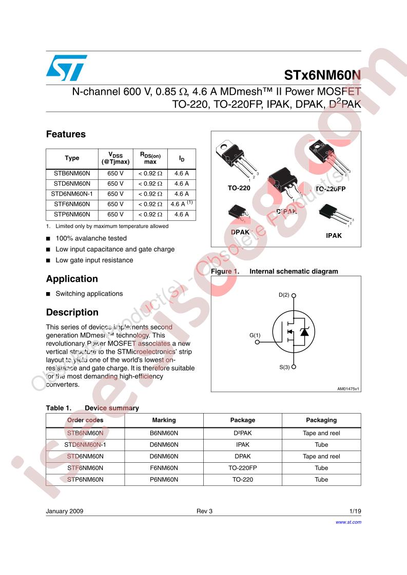 STx6NM60N