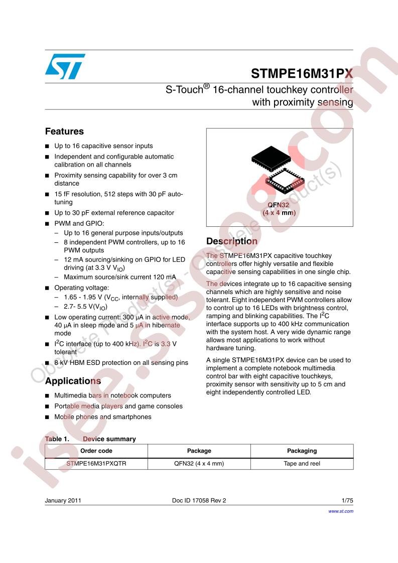 STMPE16M31PX