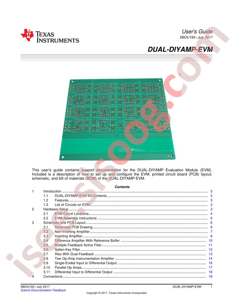 Dual-DIYAMP-EVM USer Guide