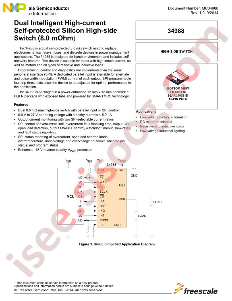 MC34988 Datasheet