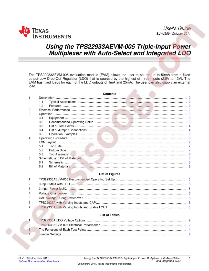 TPS22933AEVM-005