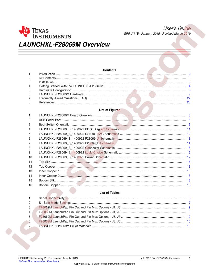 LAUNCHXL-F28069M Overview Guide