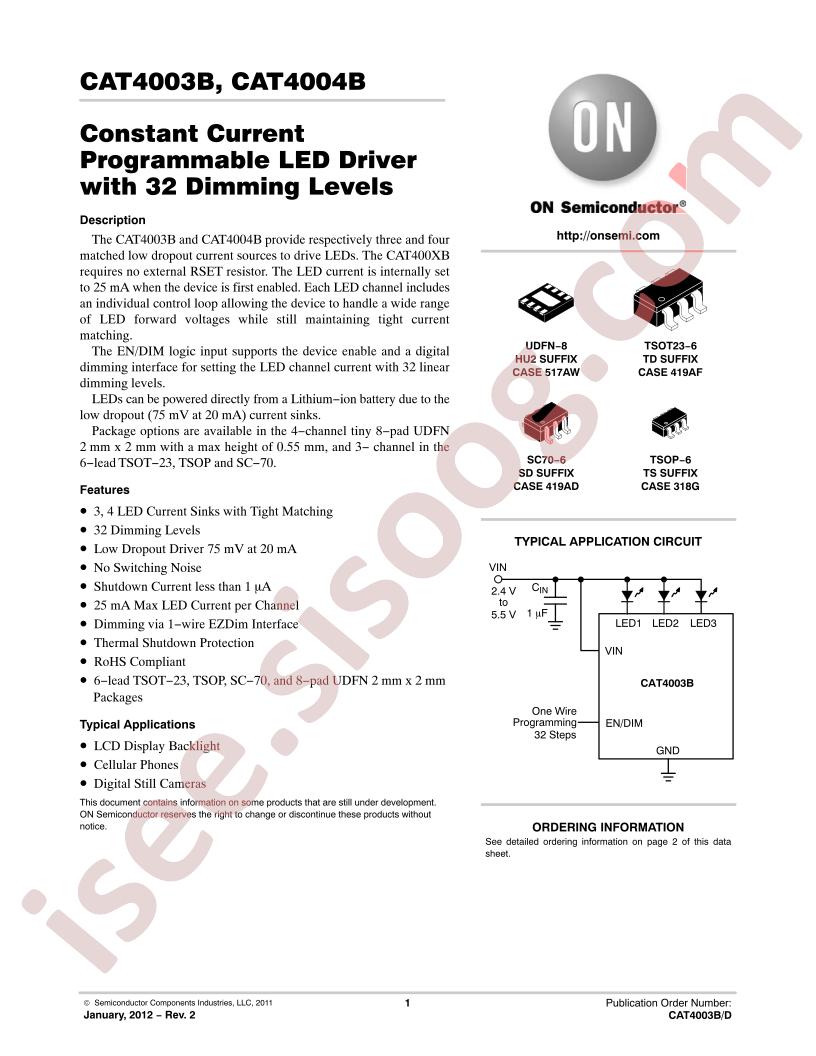 CAT4003B,4004B